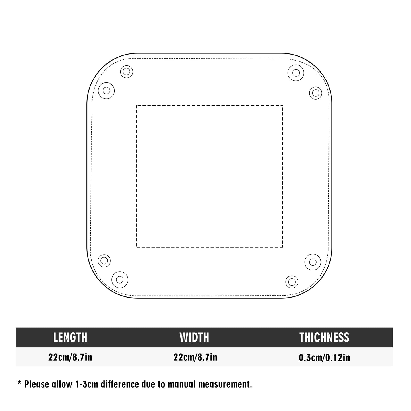 Evergreen Horse Line - Custom Designs for PU Leather Valet Tray with Jewelry Key Coin Glasses Tray