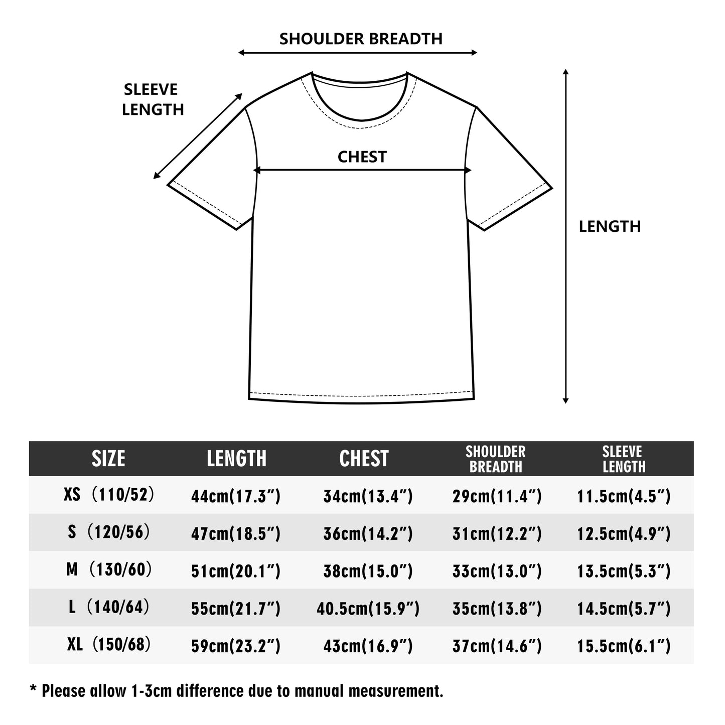 Evergreen Horse Line - Kids Cotton Front & Back Printing T-Shirt