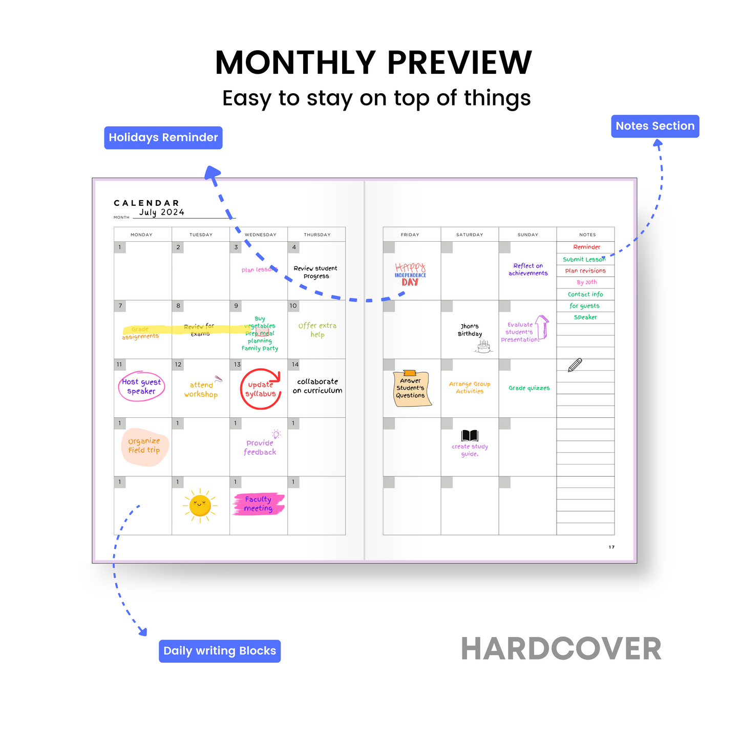 Time Resource Planner - A4 Size - Hardcover - Annual Subscription