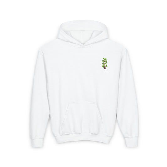 Evergreen Horse Line - Youth Heavy Blend Horse Illustration Hoodie - Perfect for Nature Lovers