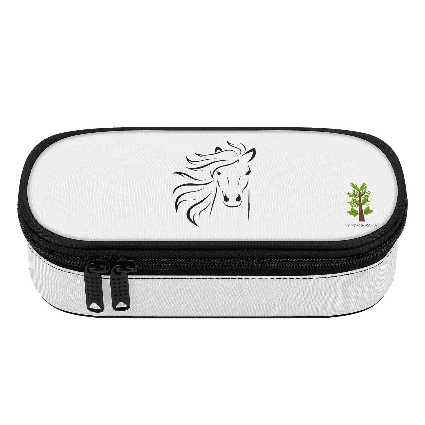 Evergreen Horse Line - 3-Layer Pencil Case