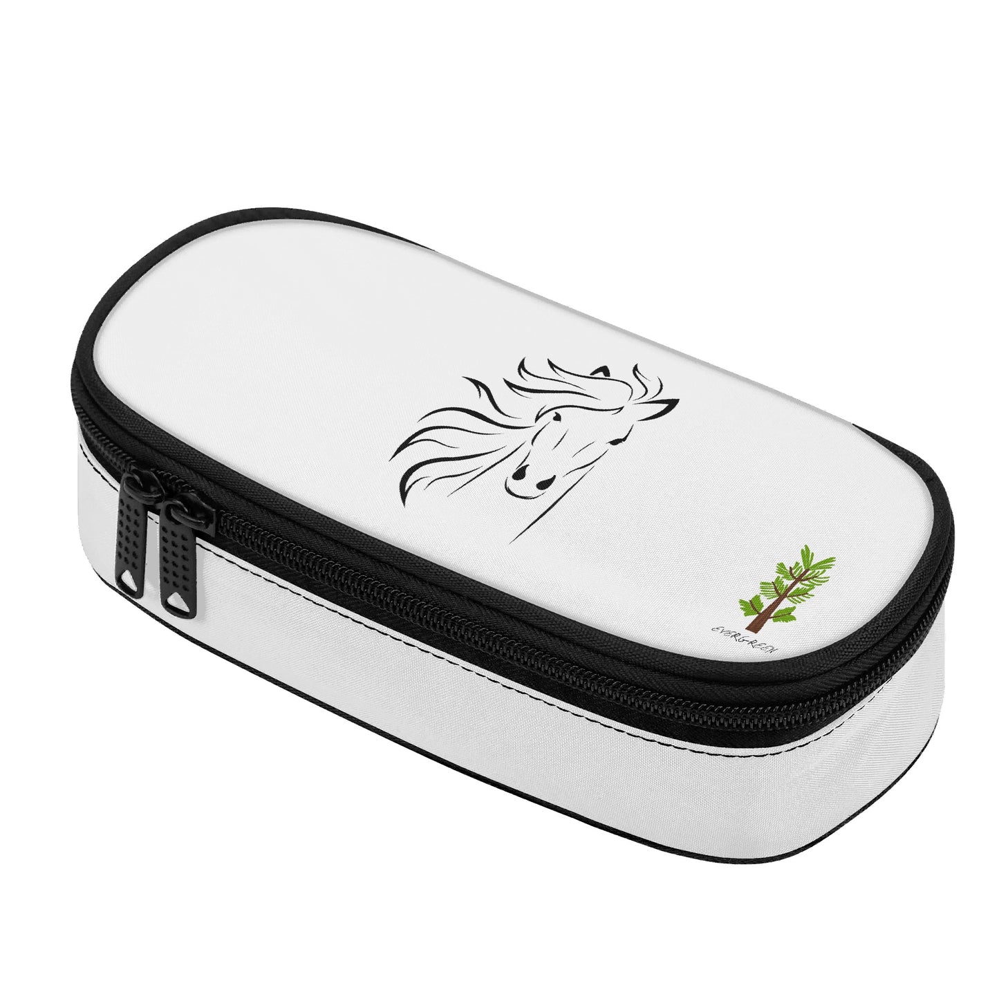 Evergreen Horse Line - 3-Layer Pencil Case