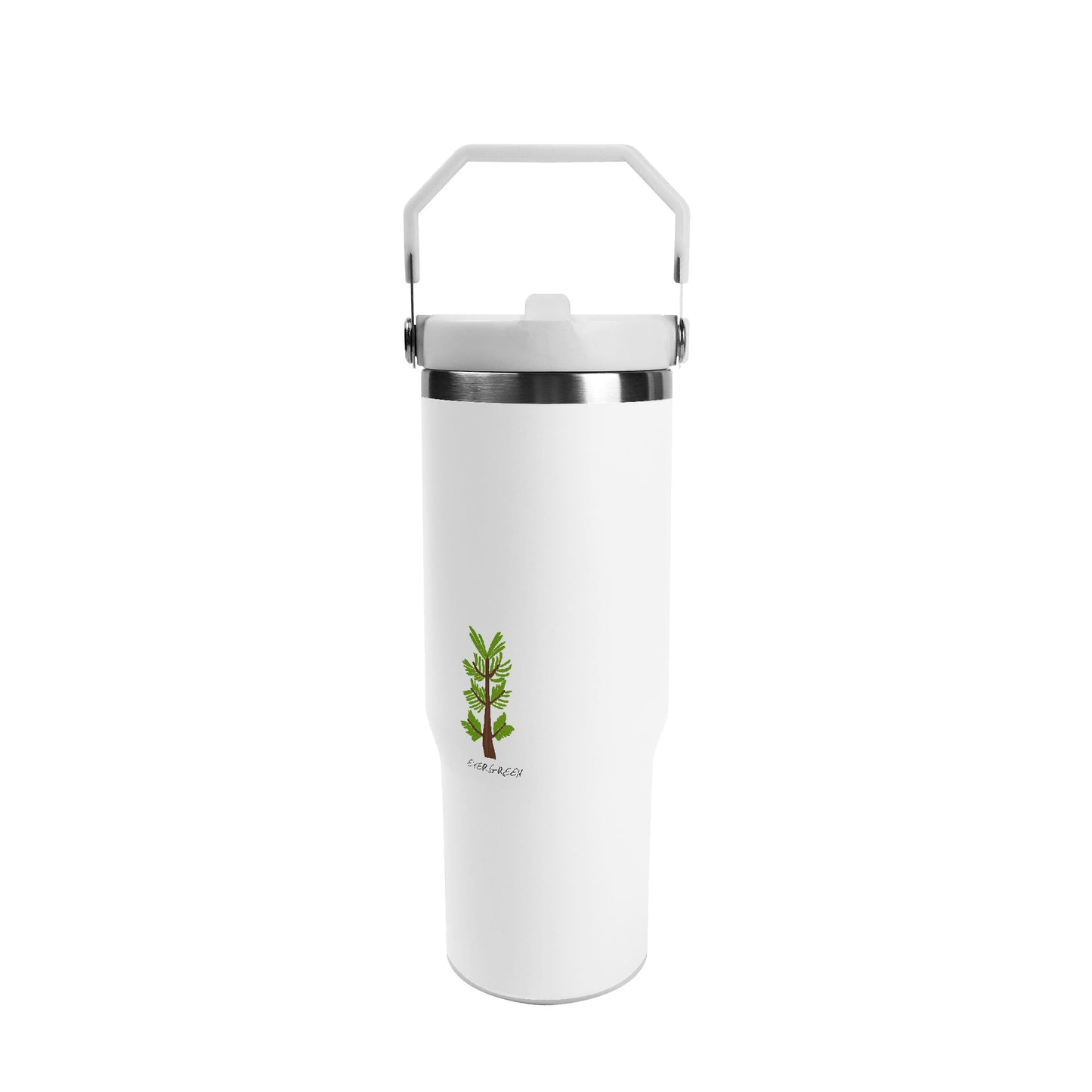Evergreen Horse Line - 30oz Stainless Steel Tumblers Coffe Cup Suitable for Vehicle Cup Holders