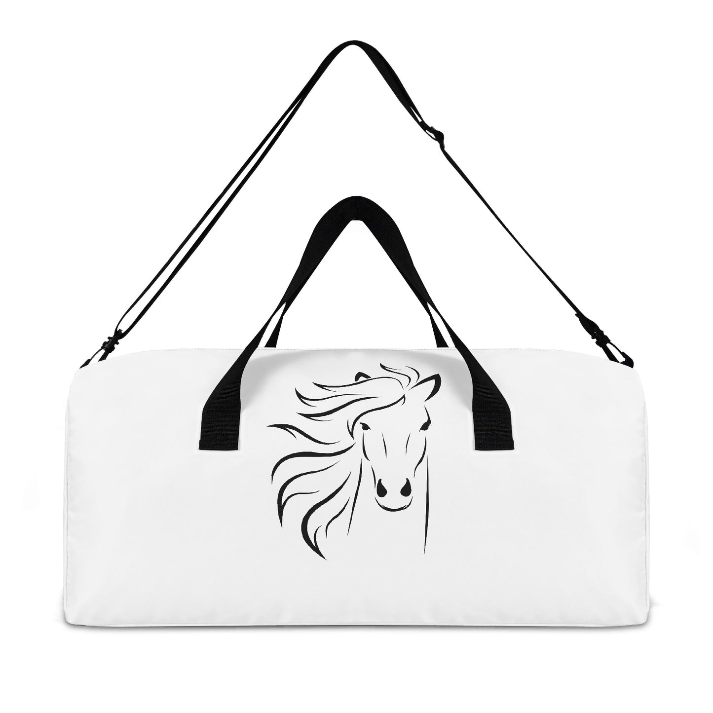 Evergreen Horse Line - Minimalist Travel Duffel Bags Sport Gym Tote Bag