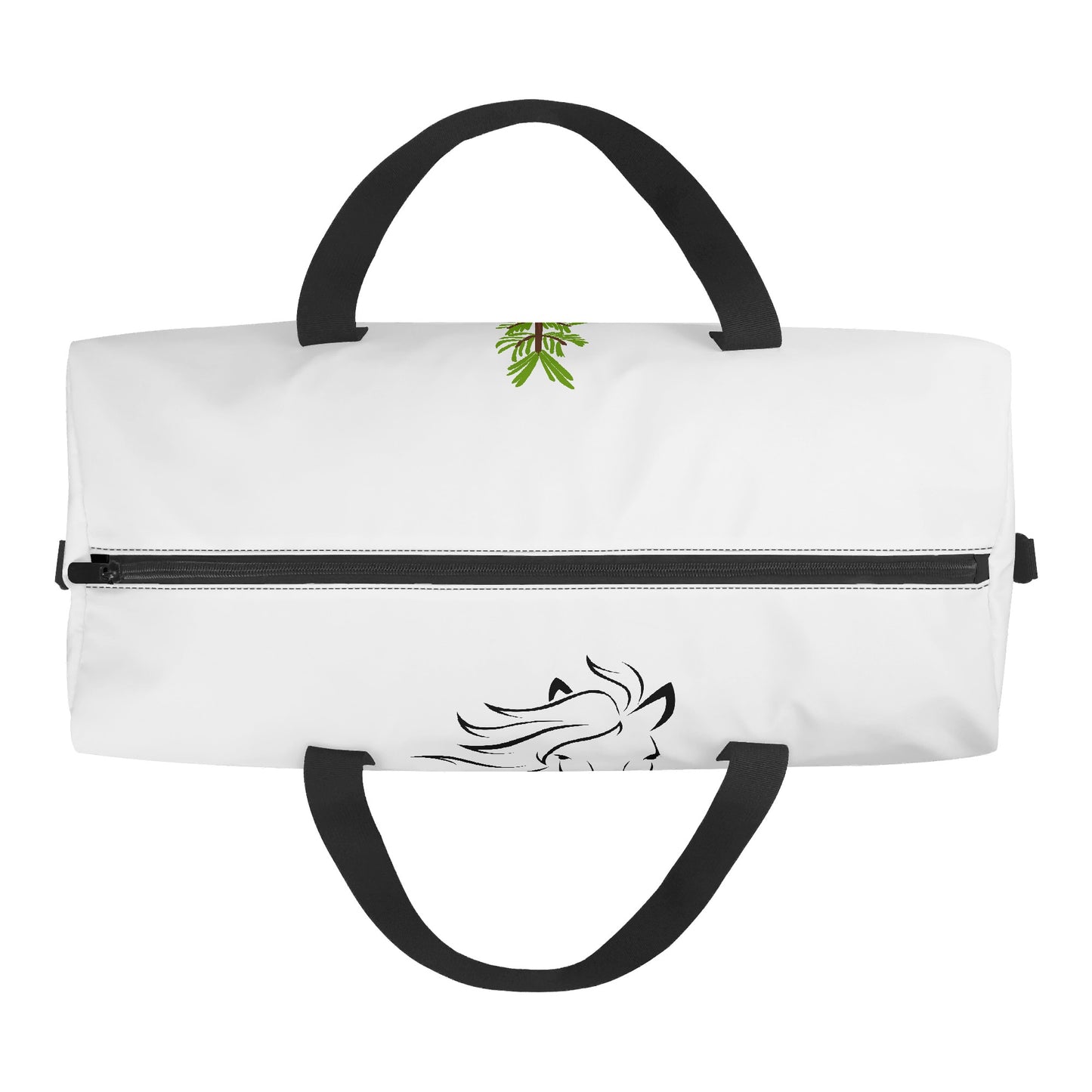 Evergreen Horse Line - Minimalist Travel Duffel Bags Sport Gym Tote Bag