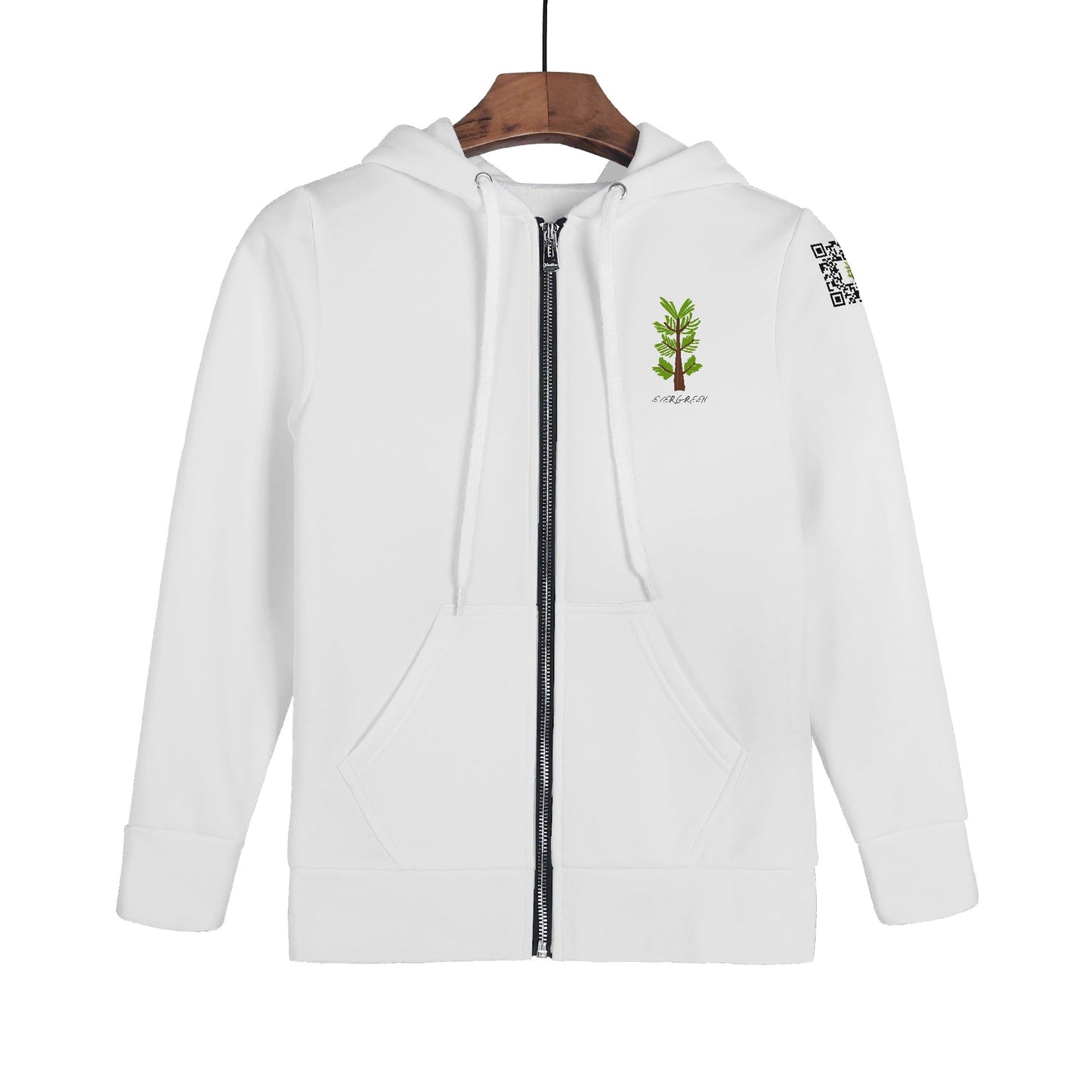 Evergreen Horse Line - Children All Over Print Classic Zip Up Hoodie Warm Jacket