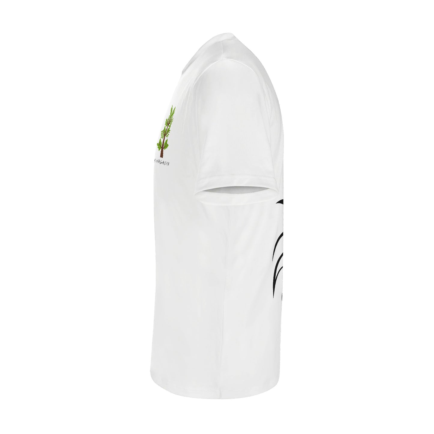 Evergreen Horse Line - Childrens Loose Fit Short Sleeve T-Shirt Pull on Tees