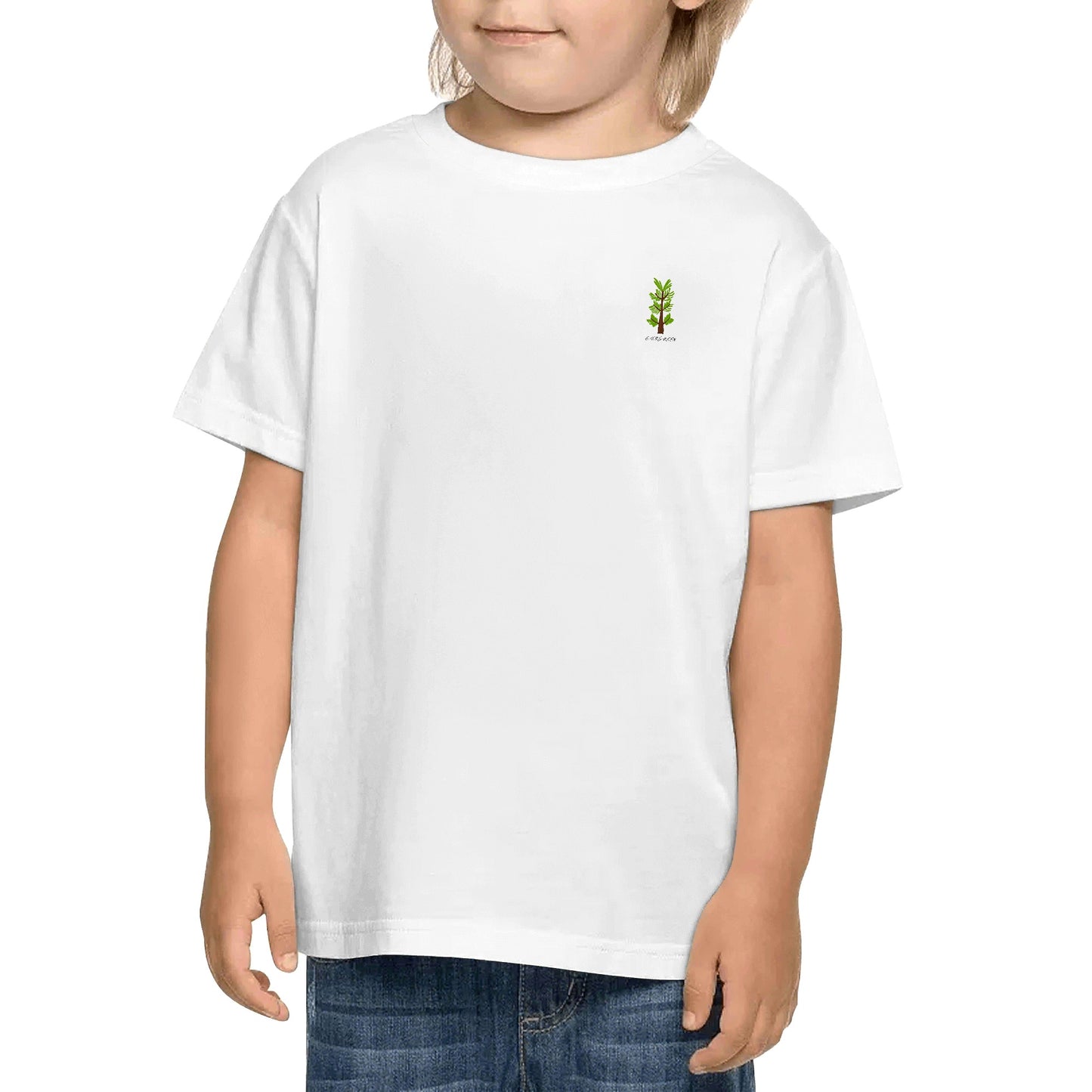 Evergreen Horse Line - Kids Cotton Front & Back Printing T-Shirt