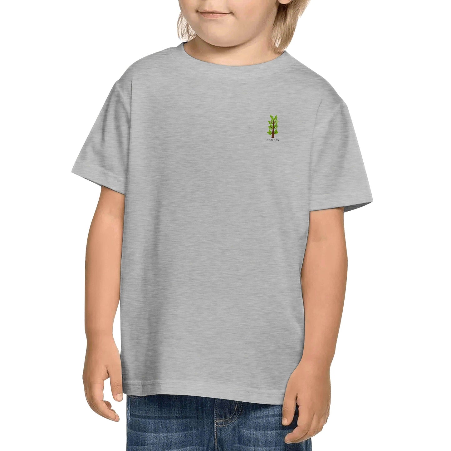 Evergreen Horse Line - Kids Cotton Front & Back Printing T-Shirt