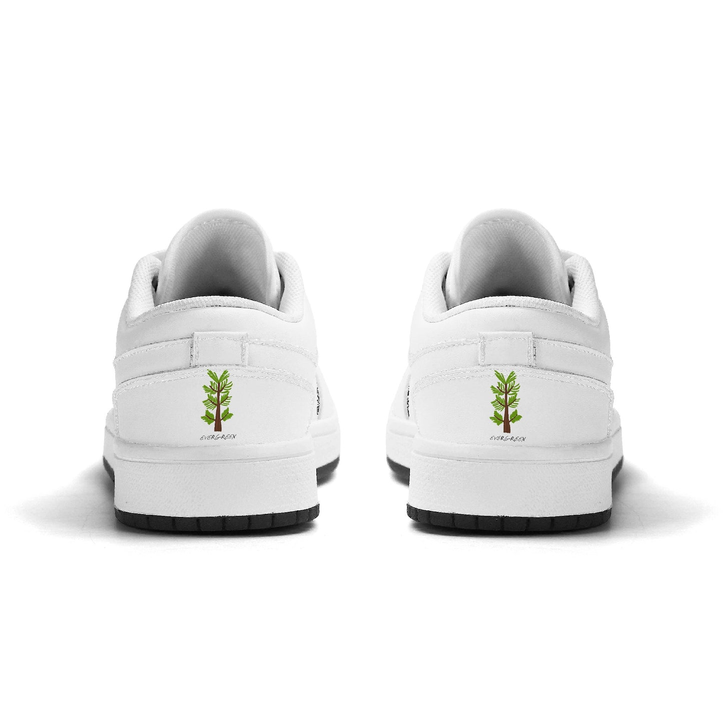 Evergreen Horse Line - Kids Premium Low Top Leather Sneakers