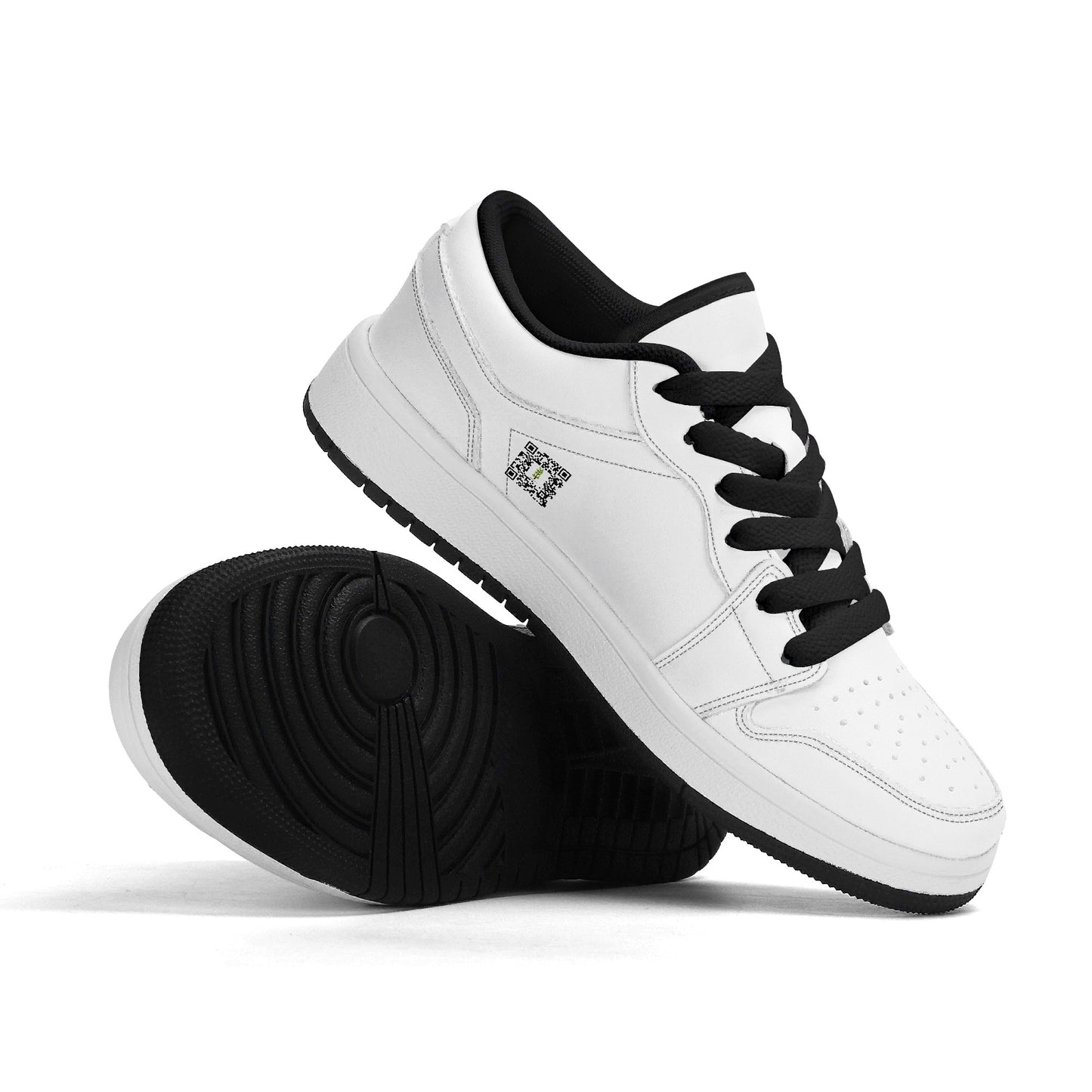 Evergreen Horse Line - Kids Premium Low Top Leather Sneakers