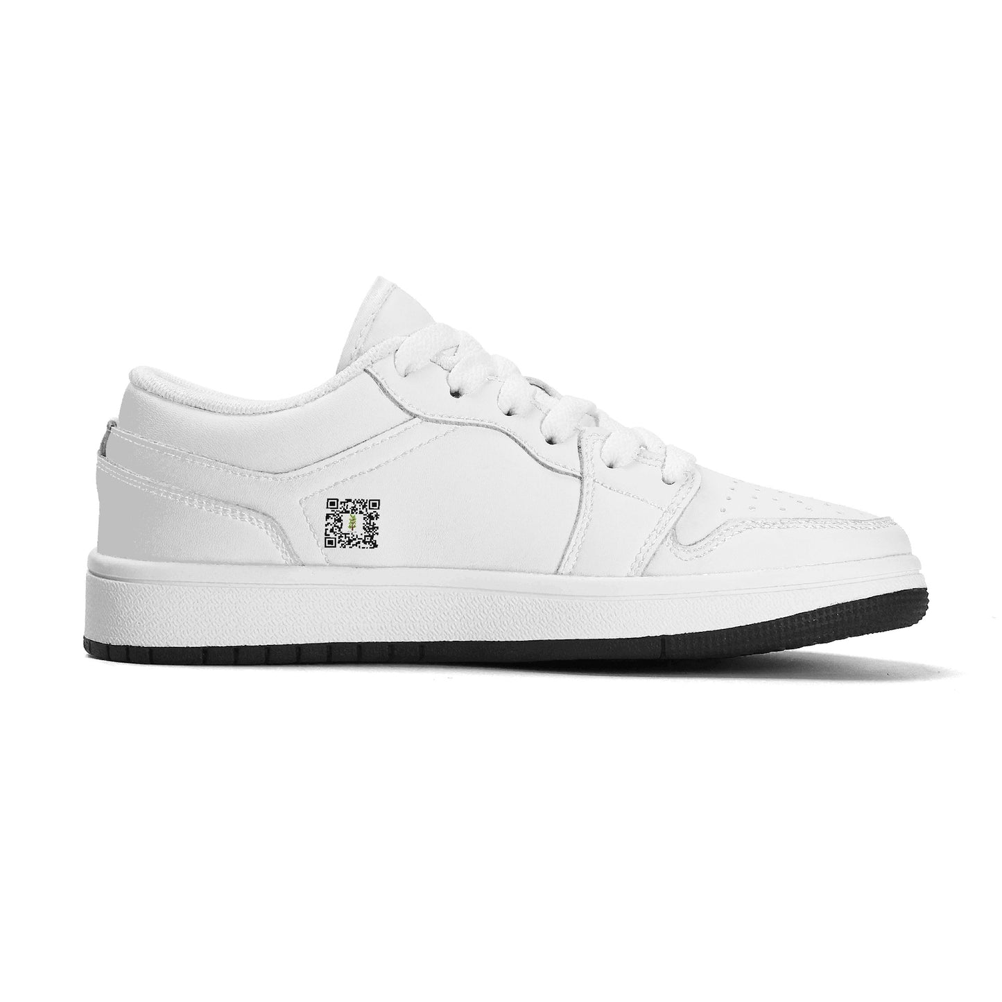 Evergreen Horse Line - Kids Premium Low Top Leather Sneakers