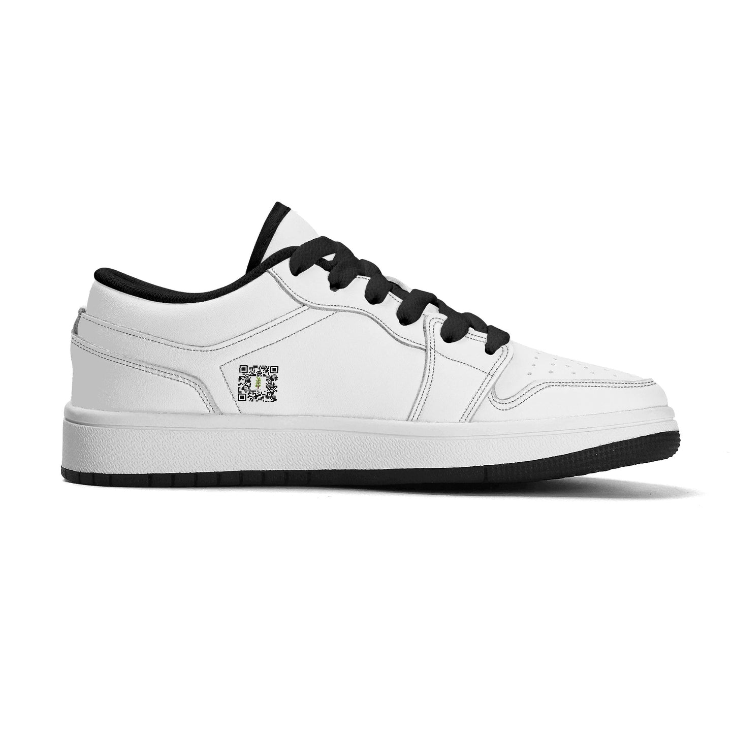 Evergreen Horse Line - Kids Premium Low Top Leather Sneakers