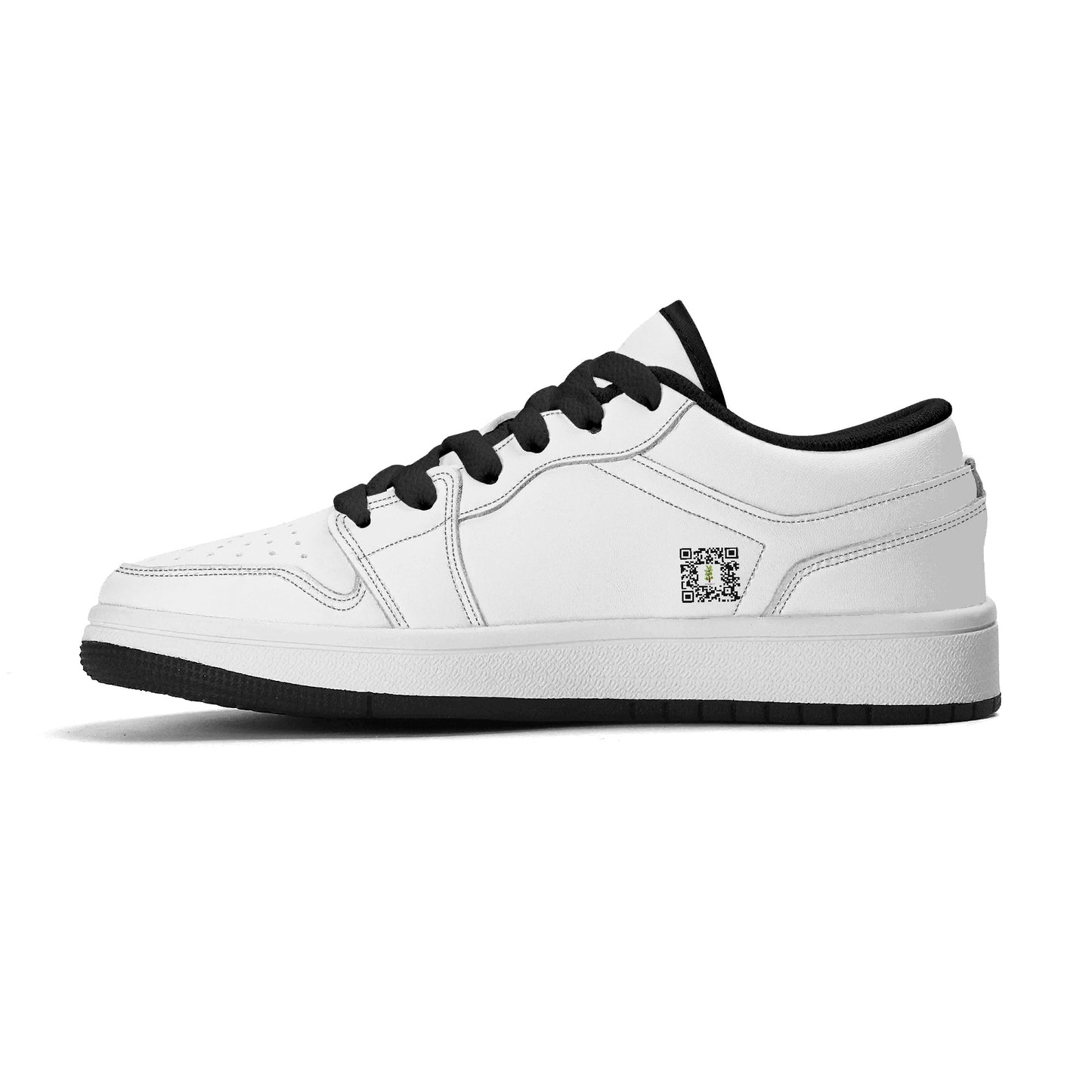 Evergreen Horse Line - Kids Premium Low Top Leather Sneakers