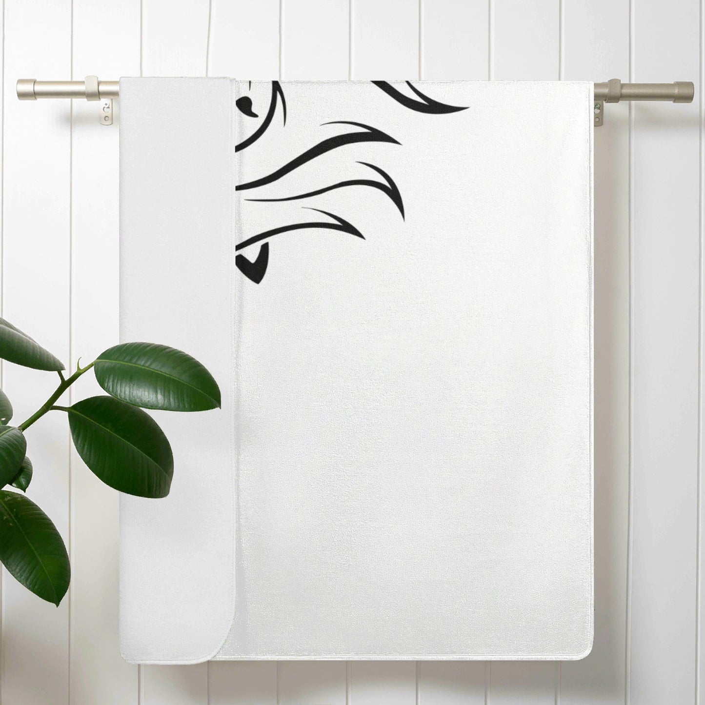 Evergreen Horse Line | Timeless Equestrian Gear – Minimalist, Sophisticated Styles for Riders, Kids, Women & Men - Personalized Soft Bath Towel 2 Sizes for Bathroom Gym and Travel