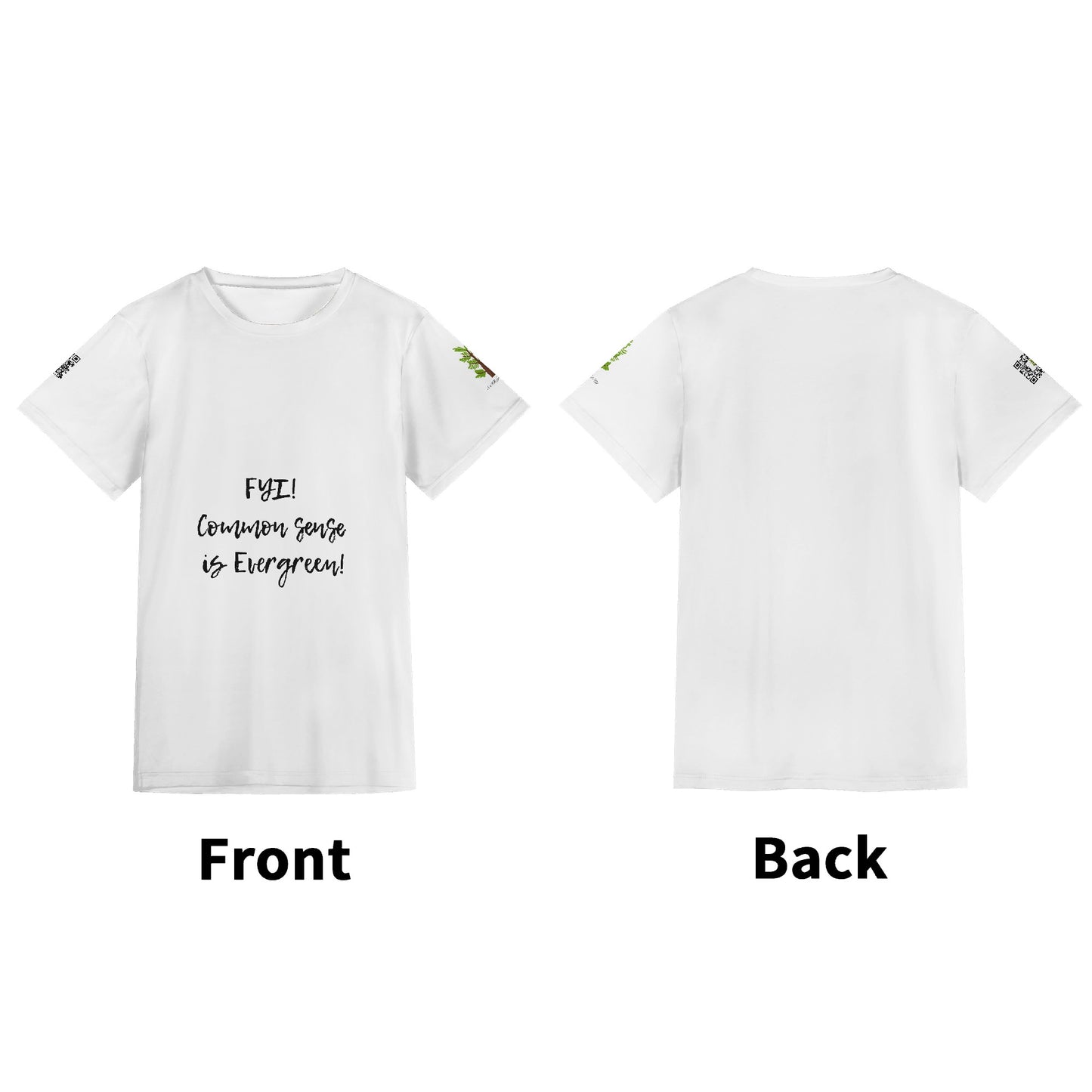 Evergreen FYI line - Unisex All-Over Print Adult Short Sleeve Tshirt