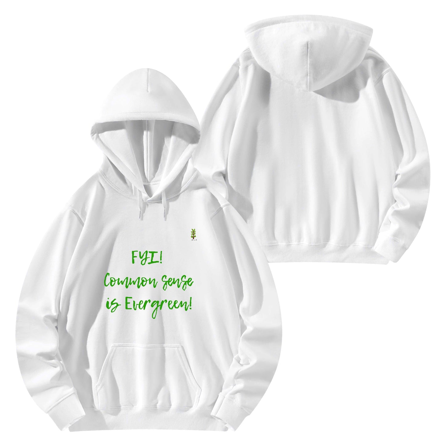 Evergreen FYI Line - Unisex Cotton Hoodie