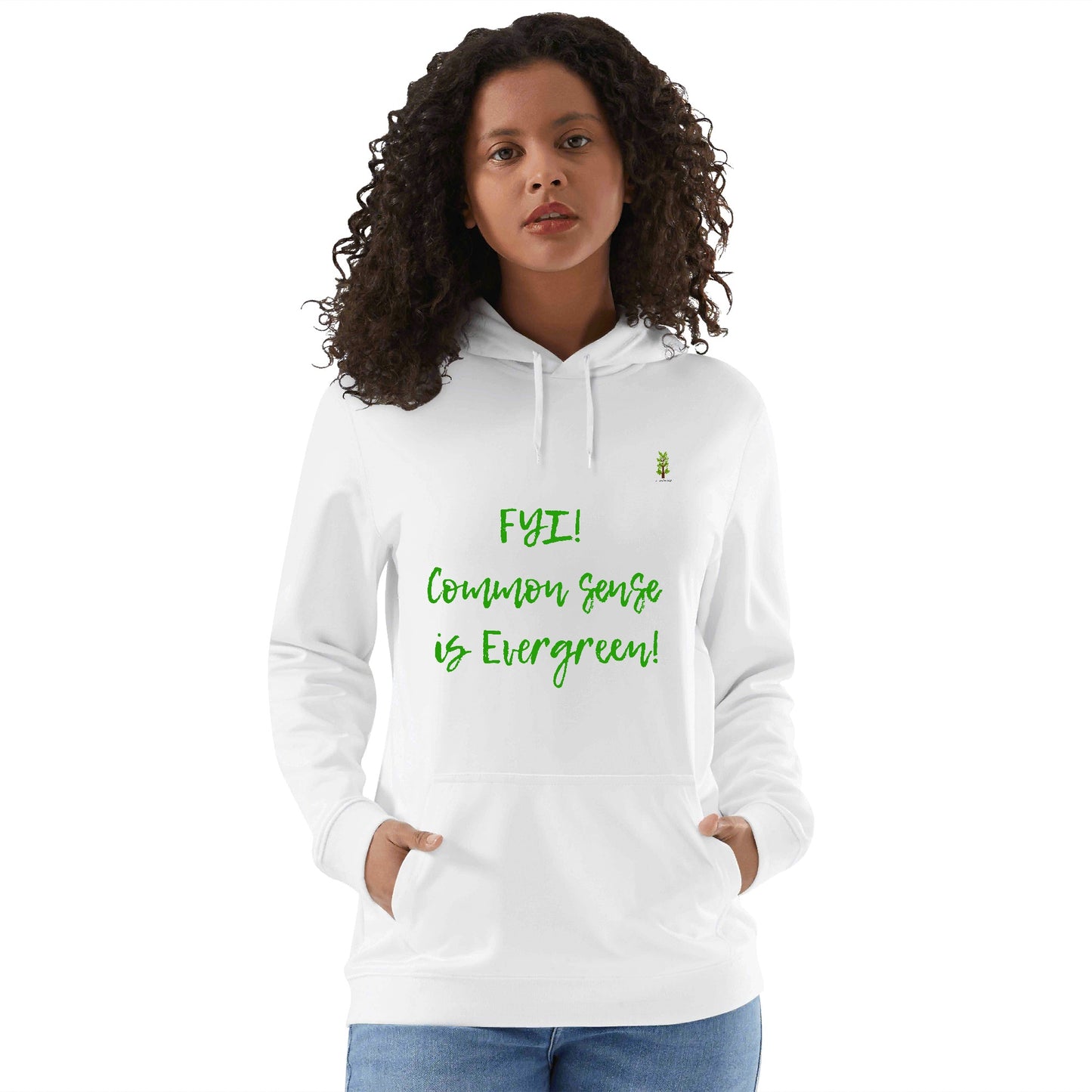 Evergreen FYI Line - Unisex Cotton Hoodie