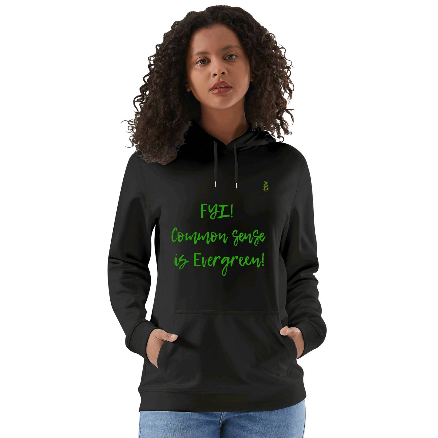 Evergreen FYI Line - Unisex Cotton Hoodie
