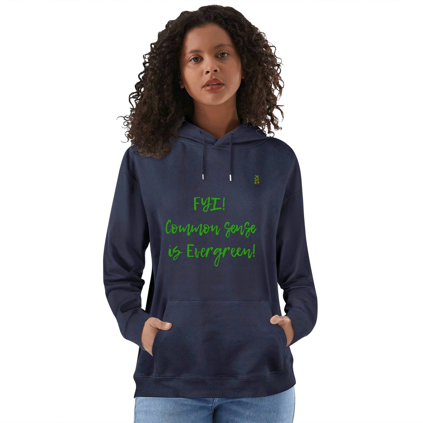 Evergreen FYI Line - Unisex Cotton Hoodie