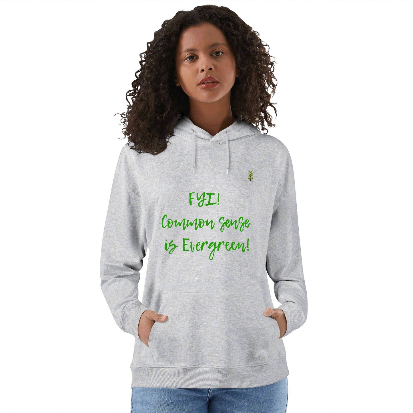 Evergreen FYI Line - Unisex Cotton Hoodie