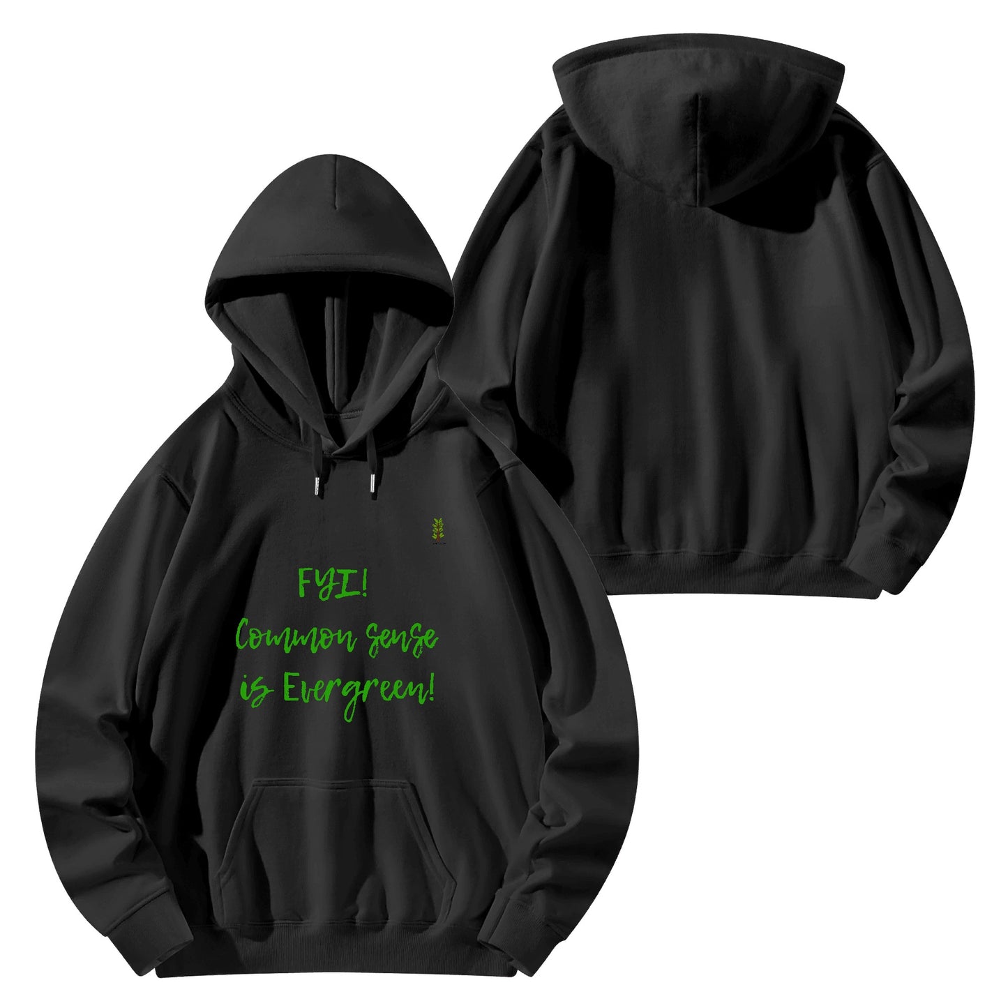 Evergreen FYI Line - Unisex Cotton Hoodie