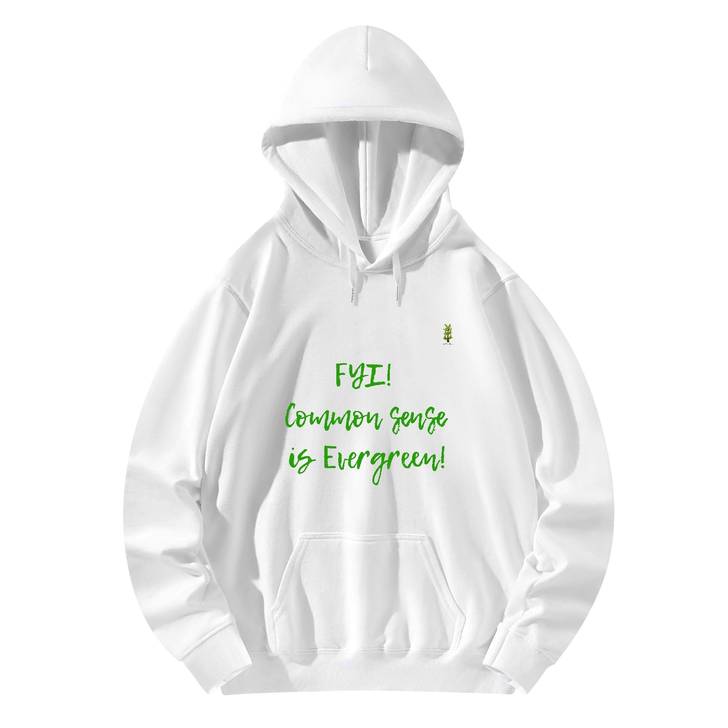 Evergreen FYI Line - Unisex Cotton Hoodie