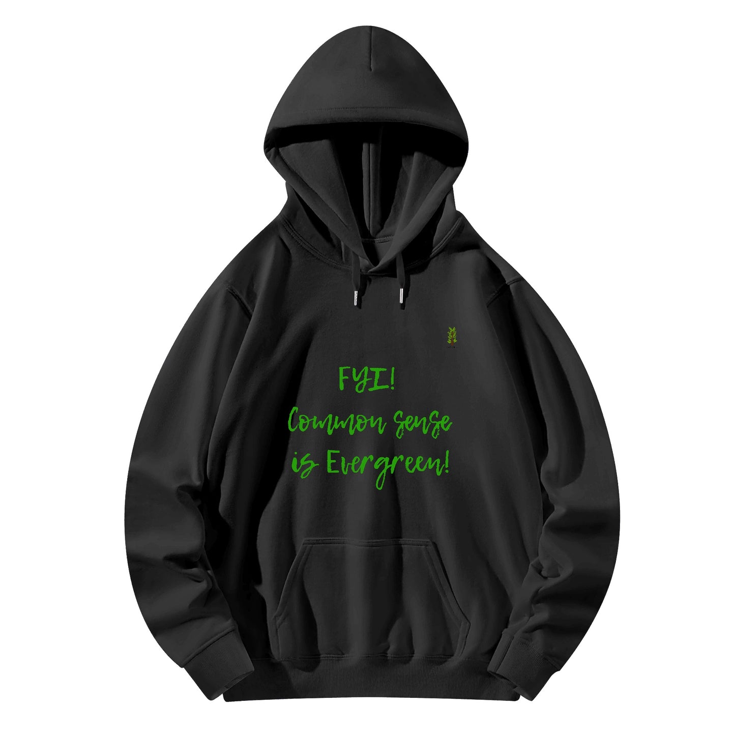 Evergreen FYI Line - Unisex Cotton Hoodie