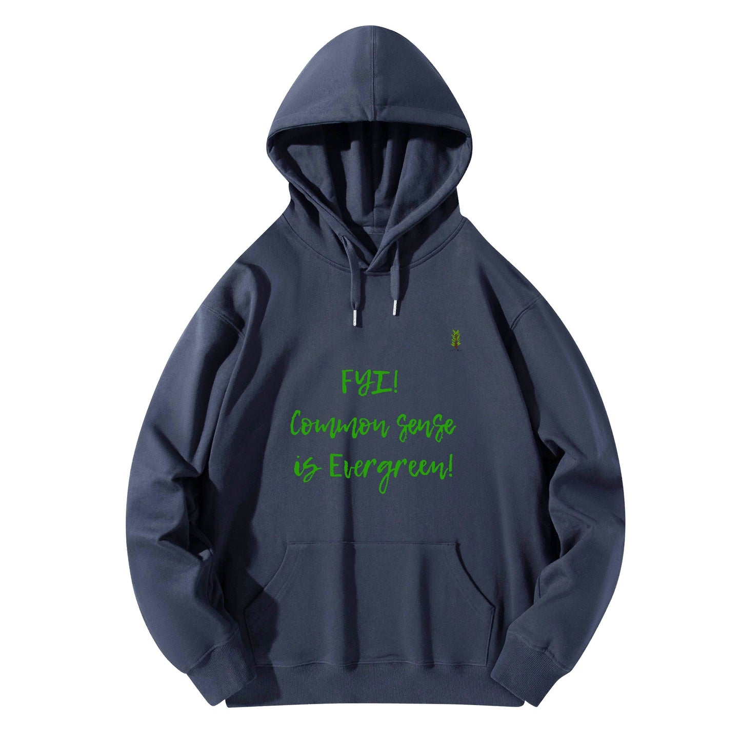 Evergreen FYI Line - Unisex Cotton Hoodie