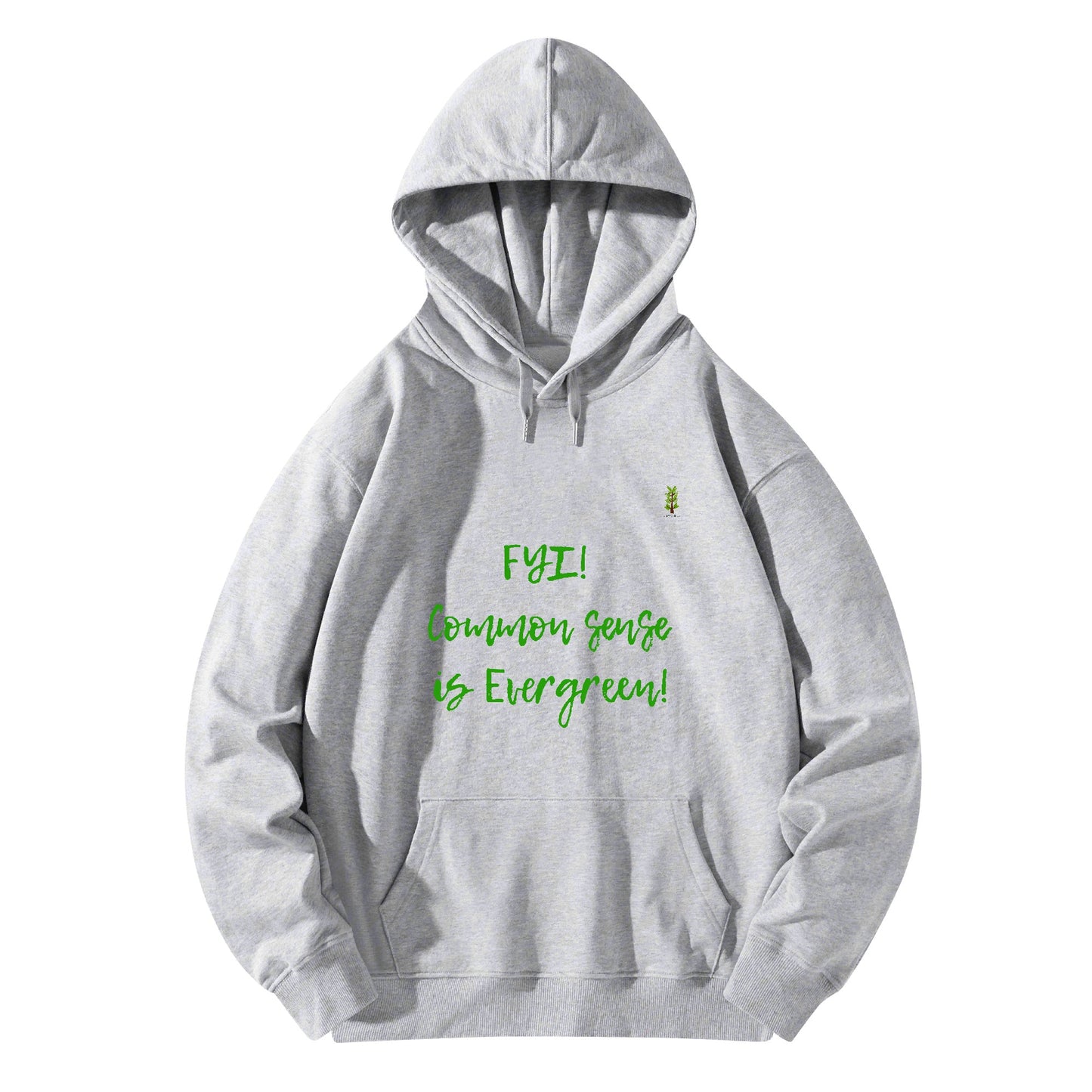 Evergreen FYI Line - Unisex Cotton Hoodie