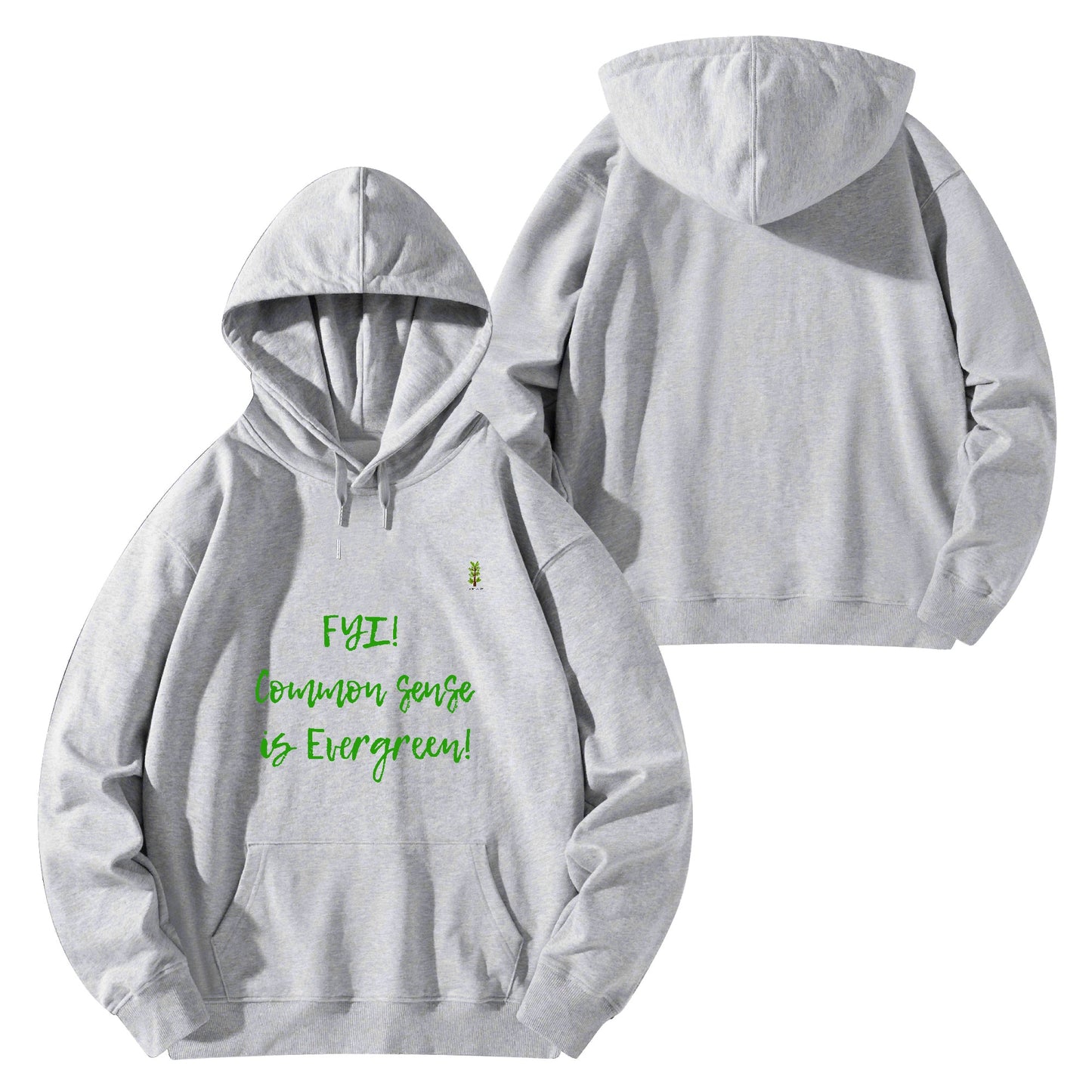 Evergreen FYI Line - Unisex Cotton Hoodie