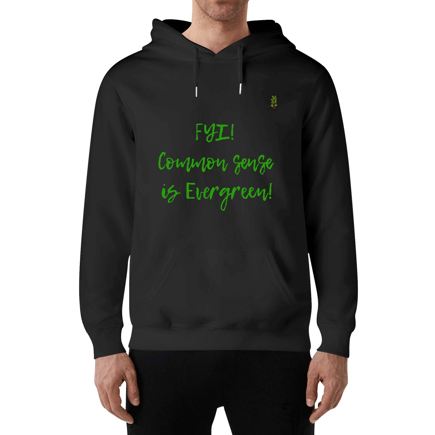 Evergreen FYI Line - Unisex Cotton Hoodie