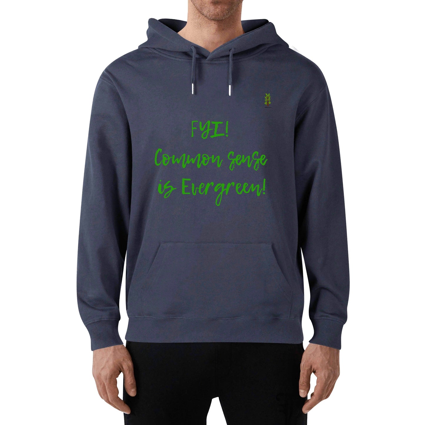 Evergreen FYI Line - Unisex Cotton Hoodie