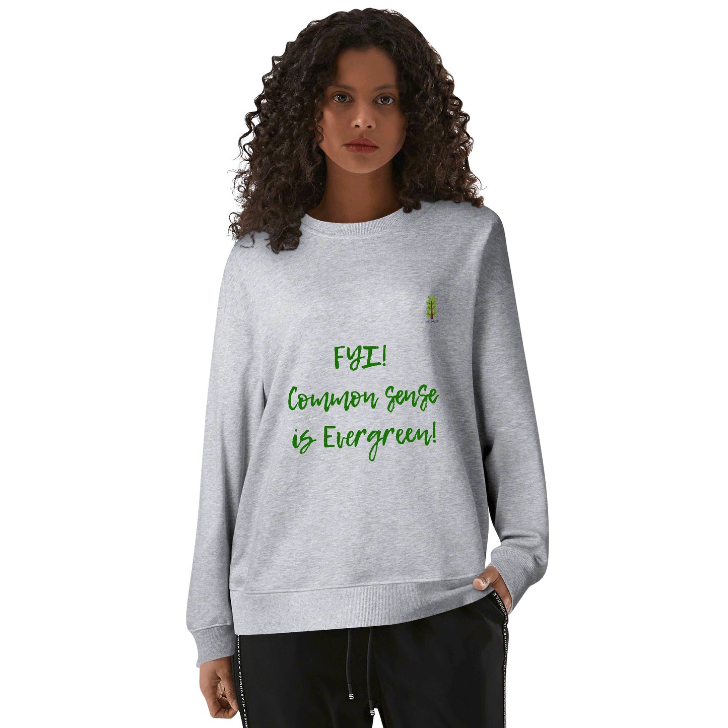 Evergreen FYI! Line - Unisex Cotton Sweatshirt