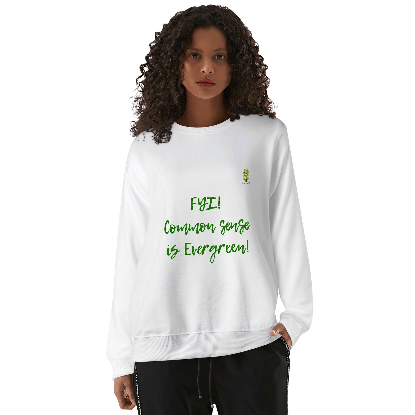 Evergreen FYI! Line - Unisex Cotton Sweatshirt