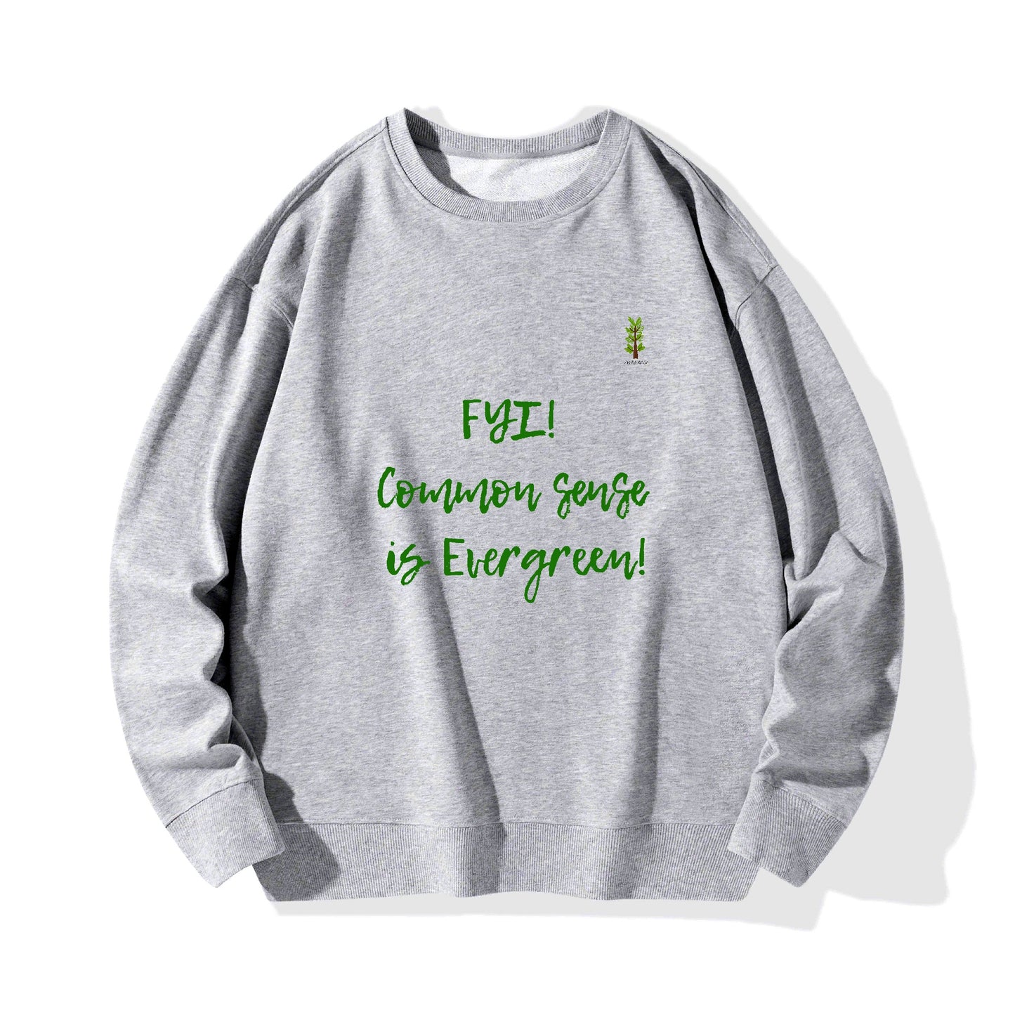 Evergreen FYI! Line - Unisex Cotton Sweatshirt