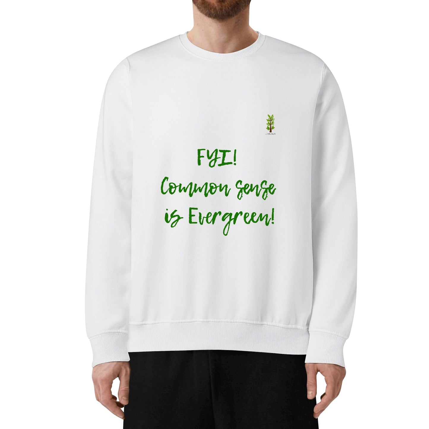 Evergreen FYI! Line - Unisex Cotton Sweatshirt