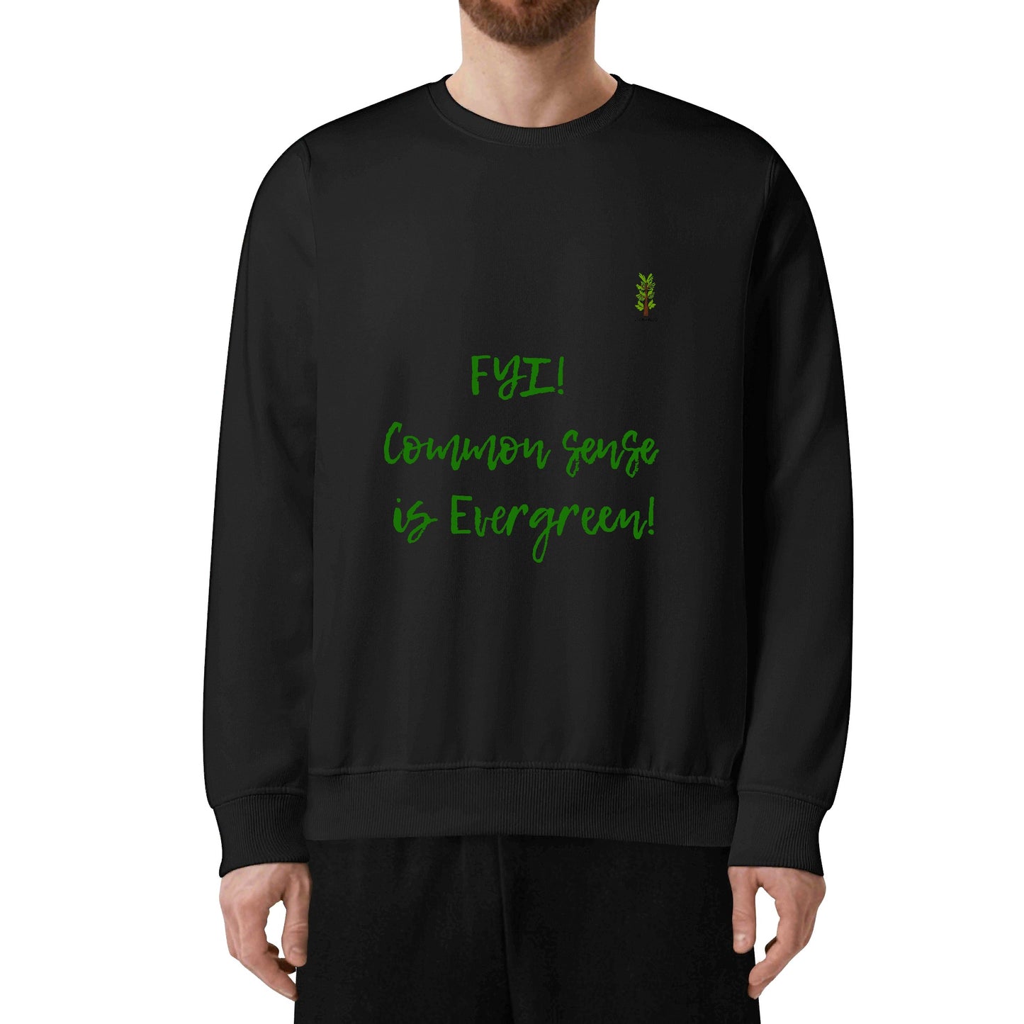 Evergreen FYI! Line - Unisex Cotton Sweatshirt