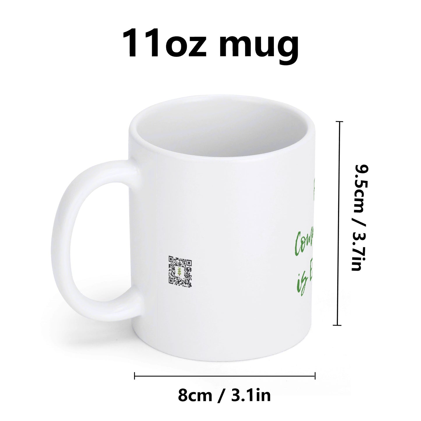 Evergreen FYI! Line - White Coffee Mug
