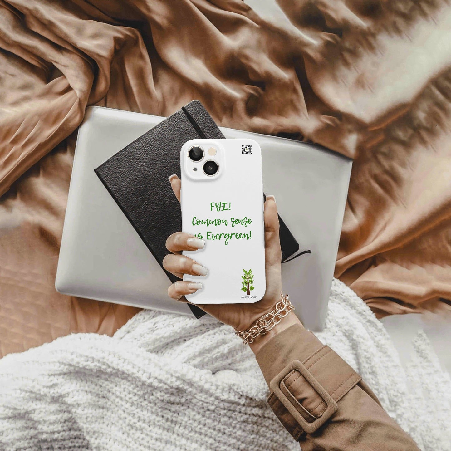 Evergreen FYI! Line - iPhone 15 Phone Case