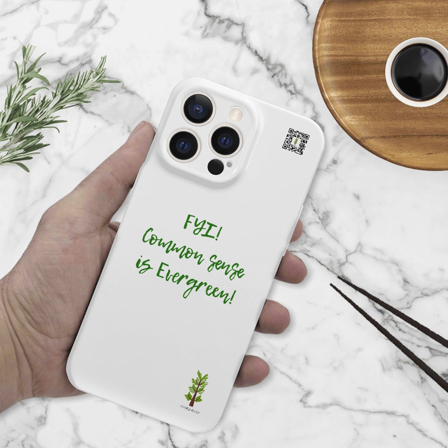 Evergreen FYI! Line - iPhone 15 Pro Max Phone Case