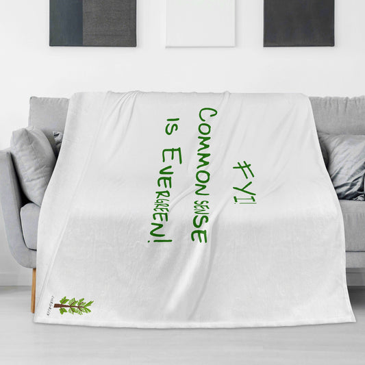 Evergreen FYI Line - Horizontal Flannel Breathable Blanket 4 Sizes