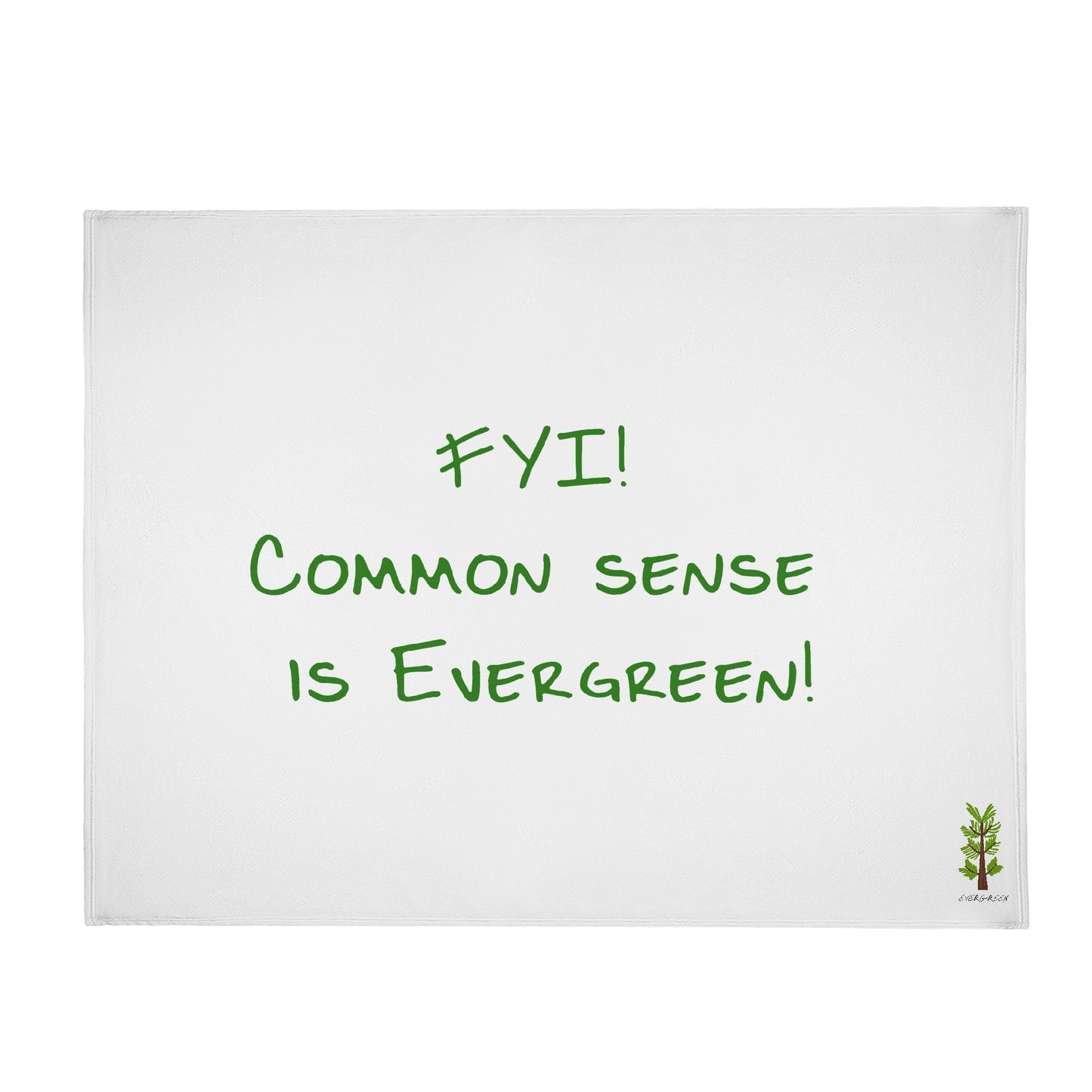 Evergreen FYI Line - Horizontal Flannel Breathable Blanket 4 Sizes