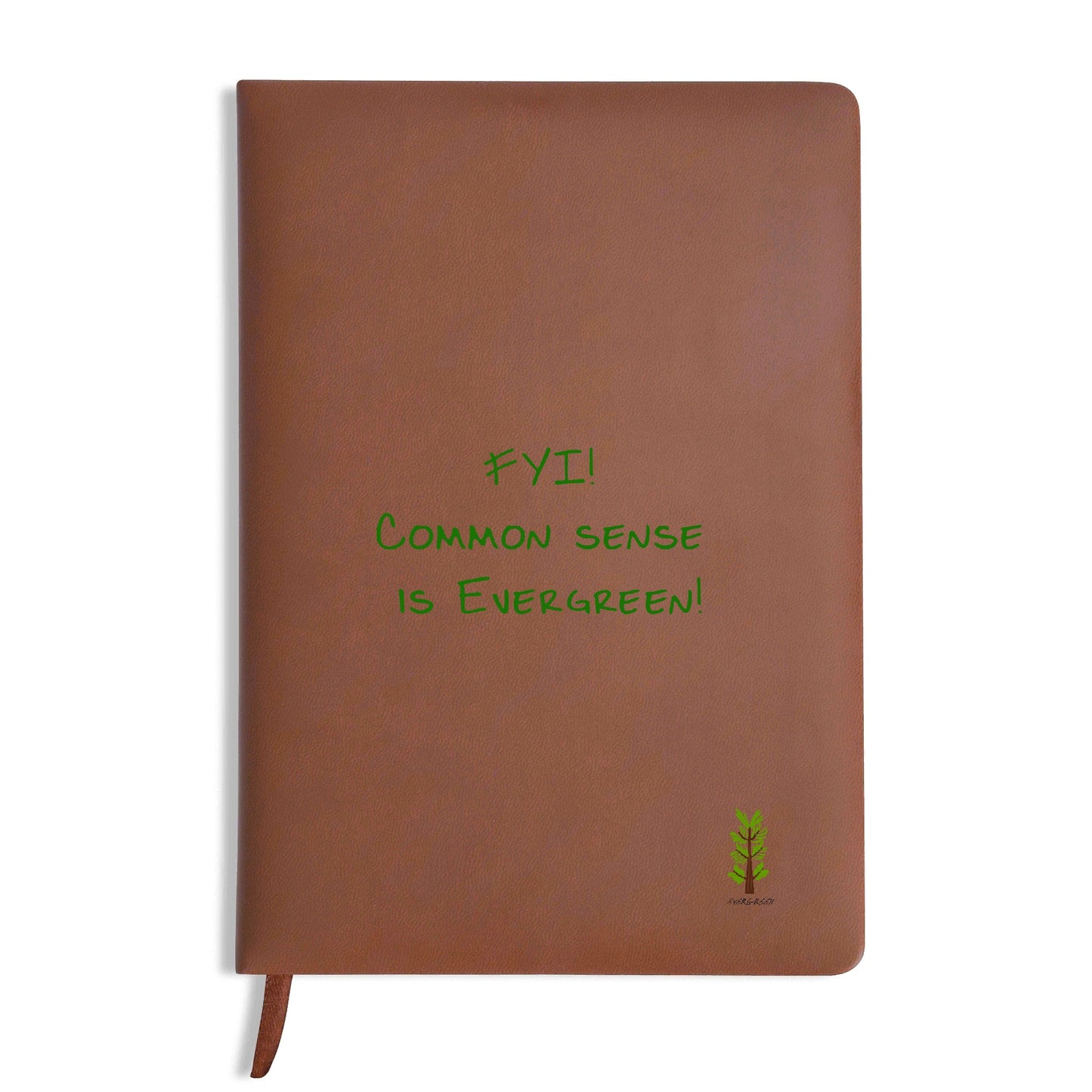 Evergreen FYI Line - Black and Brown Notebook / Journal