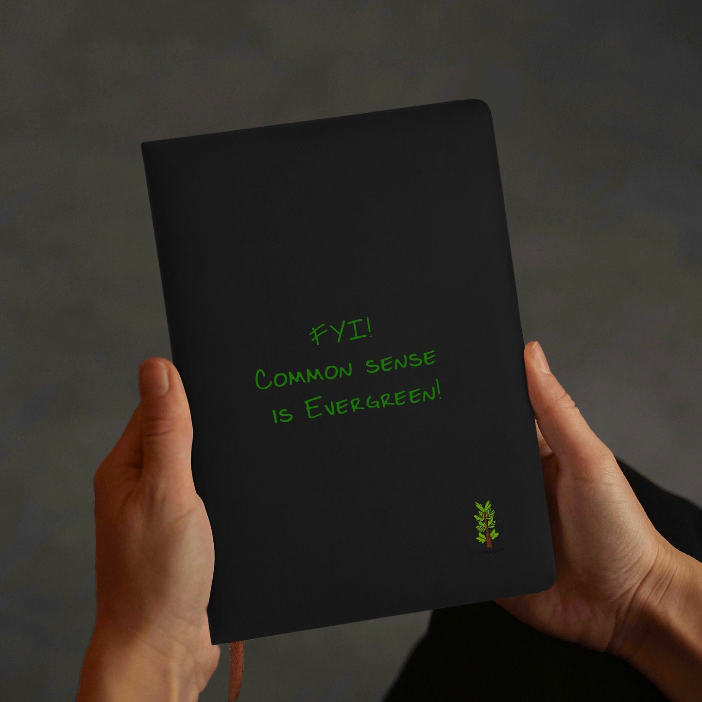 Evergreen FYI Line - Black and Brown Notebook / Journal