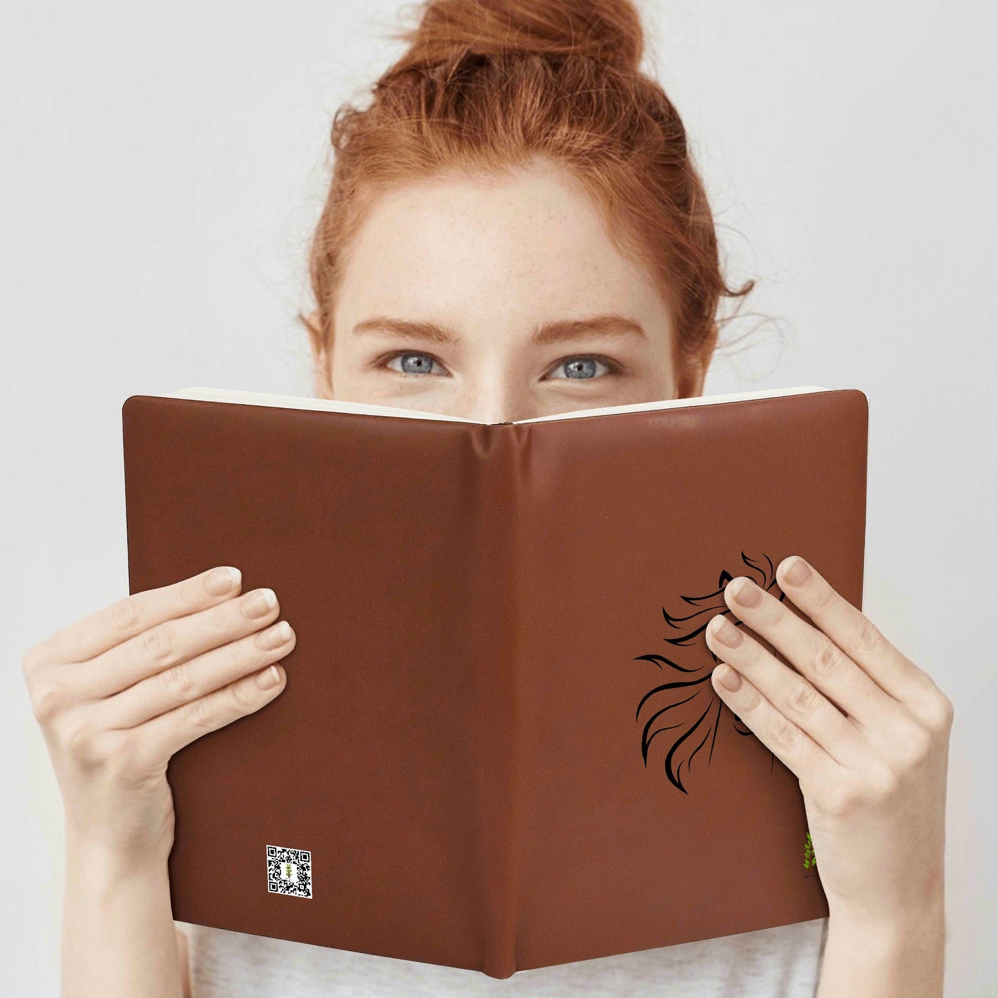 Evergreen Horse Line - Black and Brown Notebook / Journal