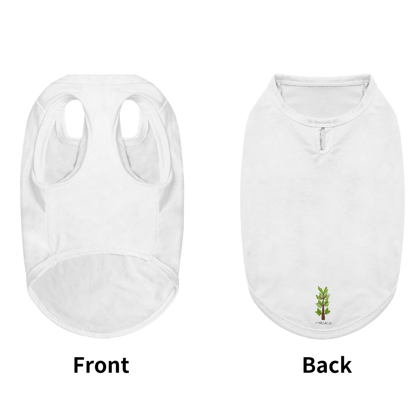 Evergreen Original Pets - Pet Shirt Clothing for Small Medium Dogs Cats