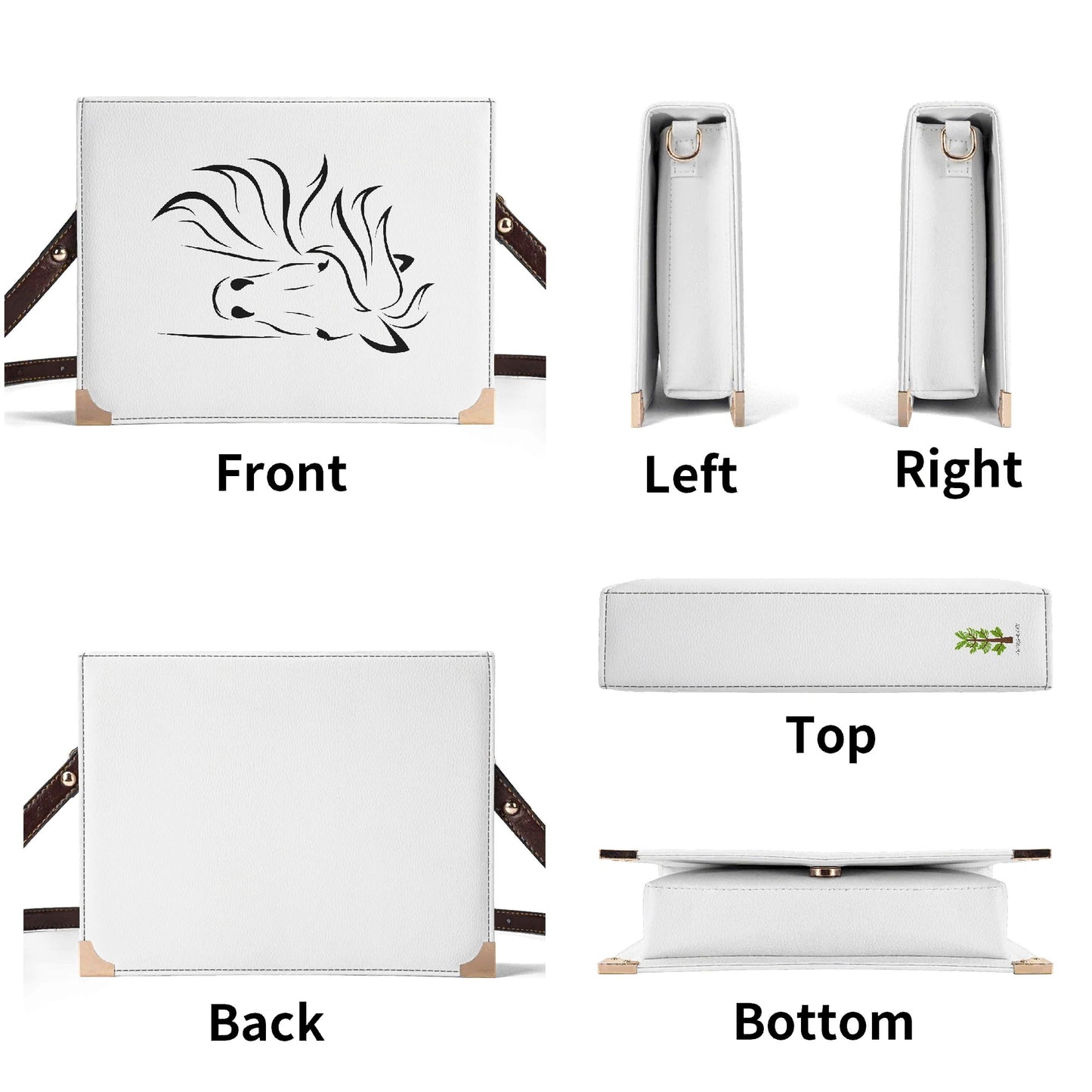 Evergreen Horse Line - Personalized Bible Handbag Book Cover for Literary Lovers