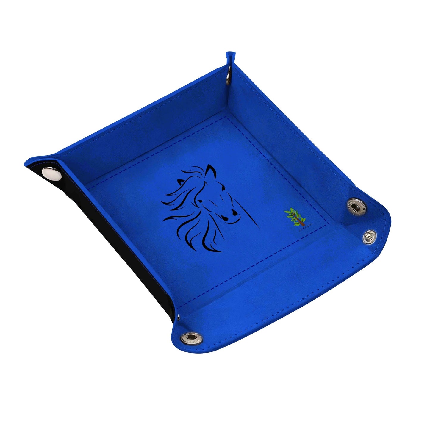 Evergreen Horse Line - Custom Designs for PU Leather Valet Tray with Jewelry Key Coin Glasses Tray