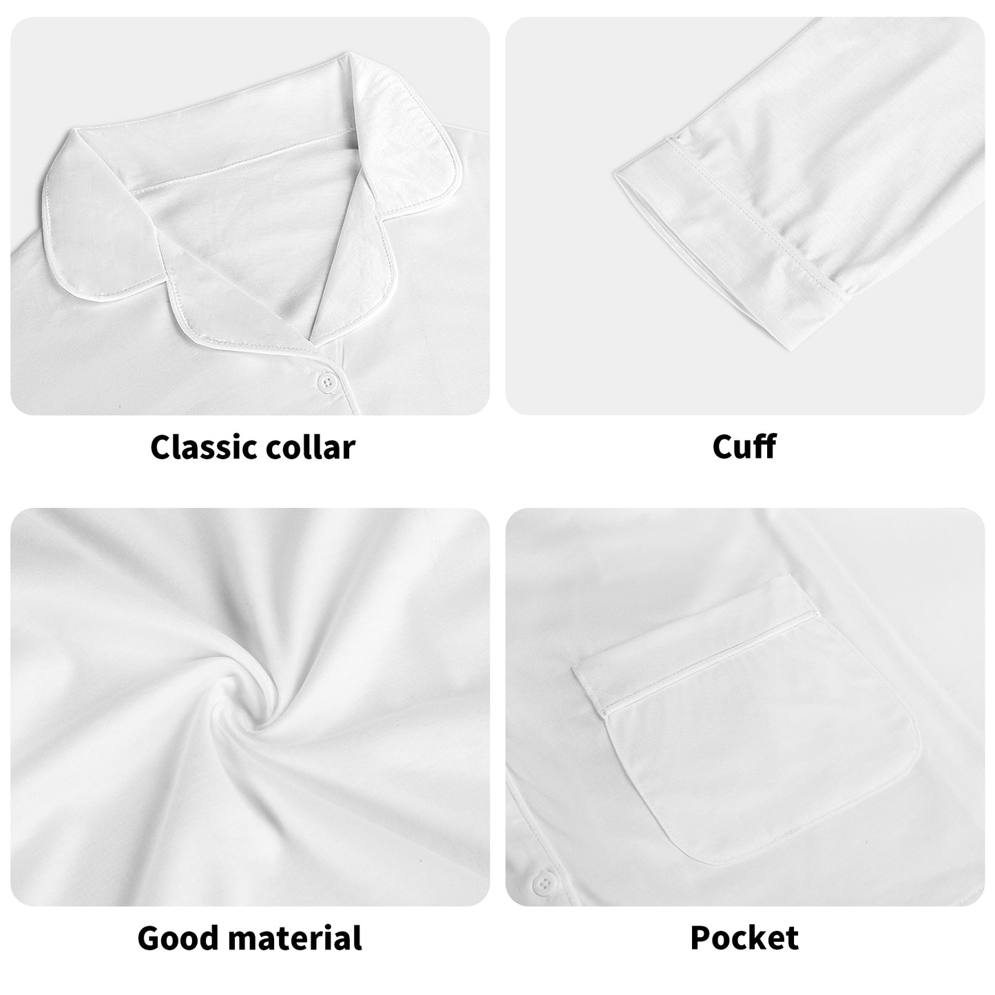 Evergreen Horse Line - Childrens Long Sleeve Nightwear Pajama Set with Pockets